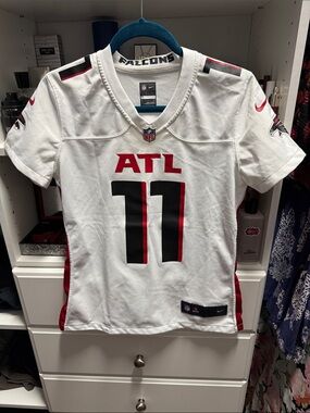 Nike White Atlanta Falcons #11 Football Jersey